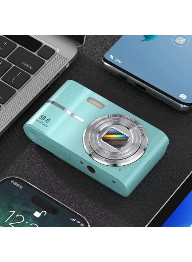 Compare Ecommerce English Version 50 Million Pixel HD Ordinary Digital Camera M355 Home Selftimer Card MachineBody Color:Standard Green English Version at KSA Price