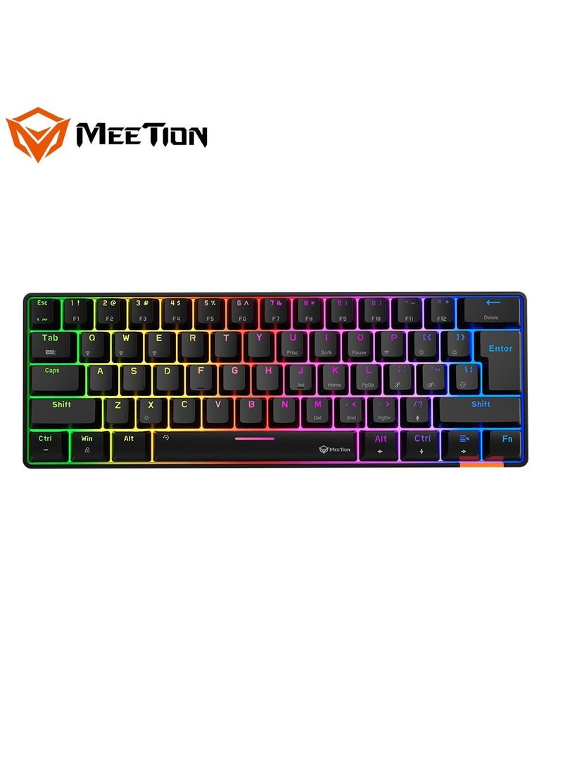 MEETION Dual Mode Bluetooth 60 Gaming Keyboard…