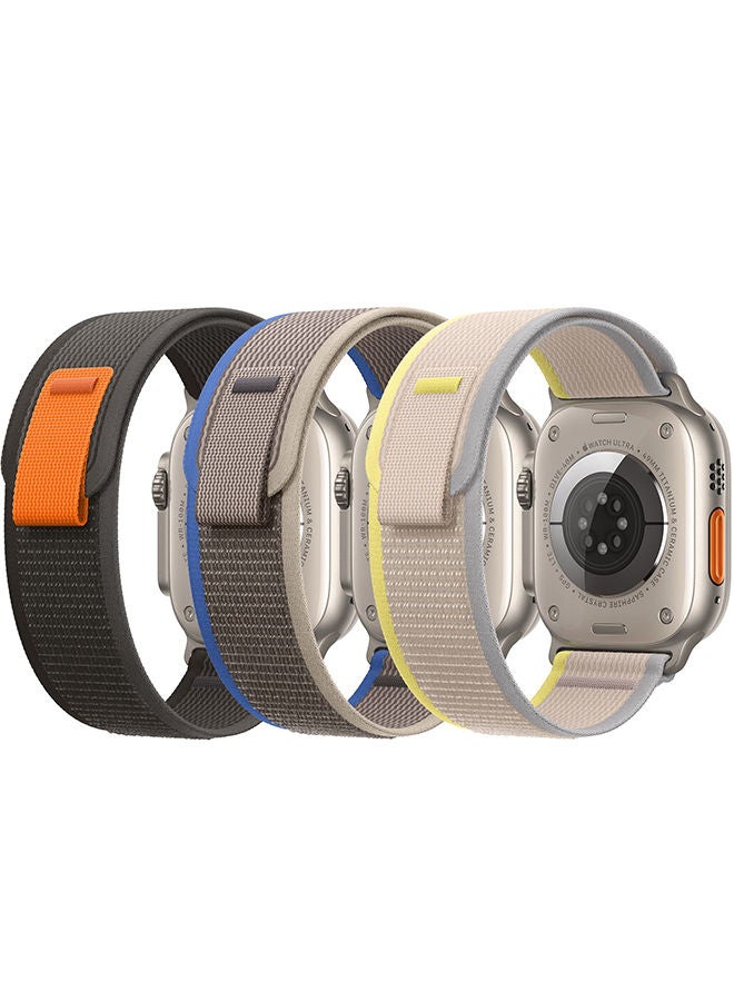 Compare Trail Nylon Loop Straps Pack of 3 For Apple Watch Band Ultra 49mm 42mm 44mm 45mm Adjustable strap for iWatch Series 87654321SE  BlackGreyBeige at KSA Price