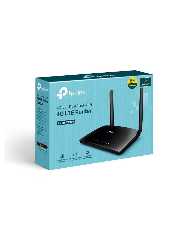 Archer MR402 AC1200 Dual Band 4G LTE Wireless…