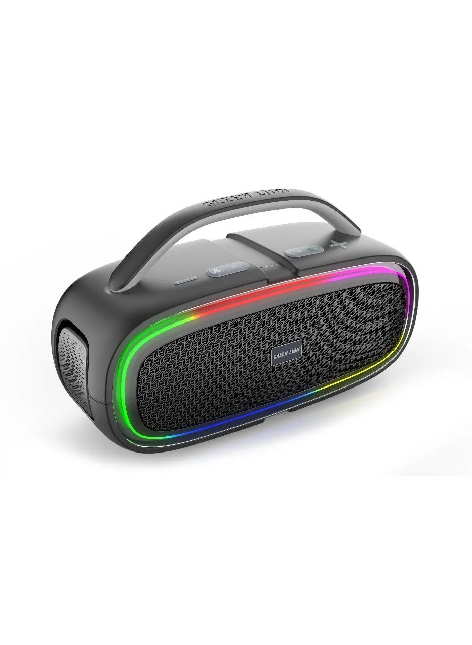 Compare Beam Plus Wireless Speaker 100W with 6Hrs Play Time  Bluetooth Version V5.0  Waterproof IPX6  Mic Connection 2.4GHz  Transmission Range 10 m  Battery Capacity 15000mAh  Black at KSA Price