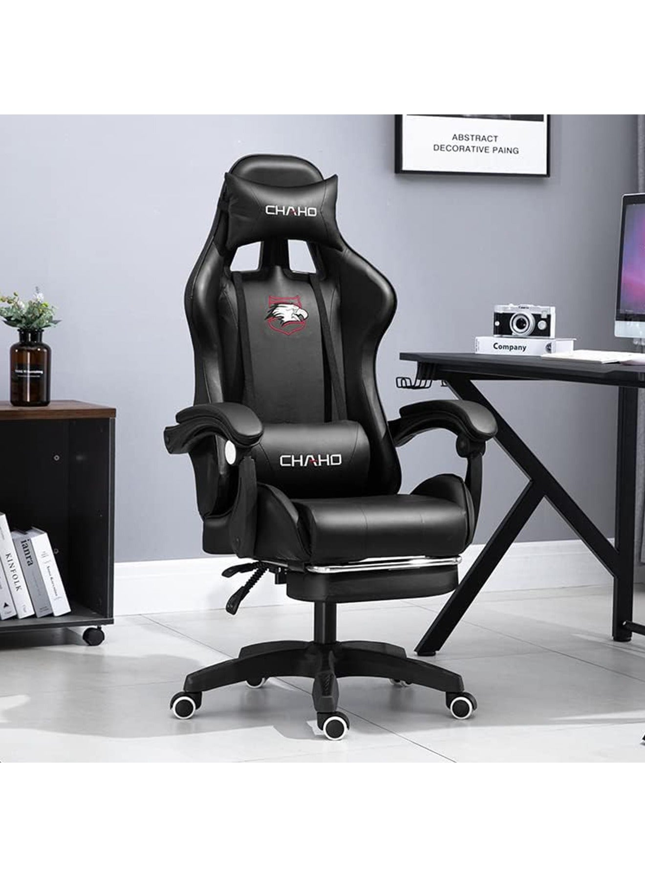 Compare Office & Gaming Chair  High Back Computer Chair with Footrest and Lumbar Support at KSA Price
