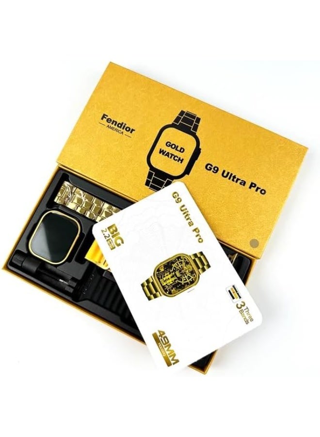 G9 Ultra Pro Gold Smart Watch Series 8 NFC Bluetooth…
