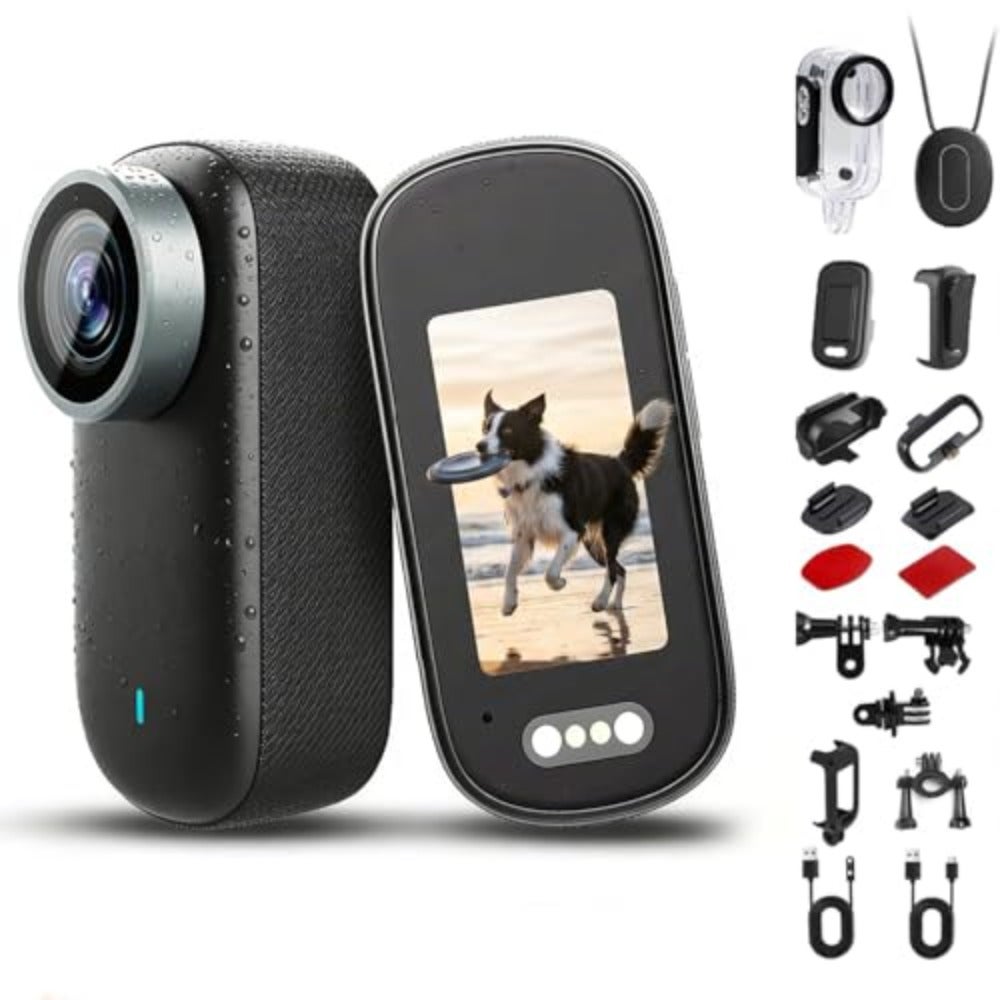 4K Thumb Action Camera for Running, Cycling,…