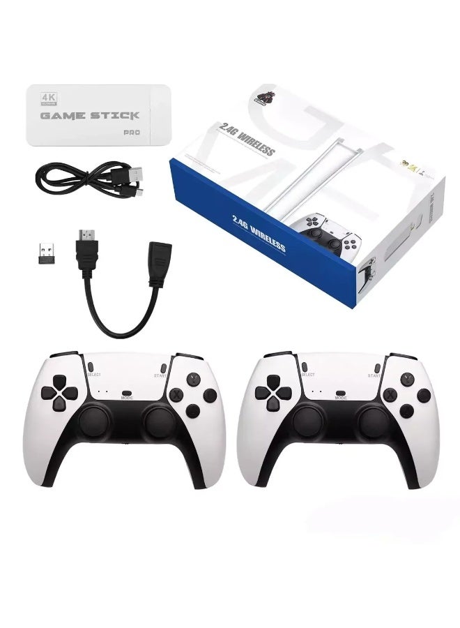 Compare M15 Game Stick Pro 4K Retro Gaming Console with 2 Wireless Controllers – 20,000+ Classic Games at KSA Price