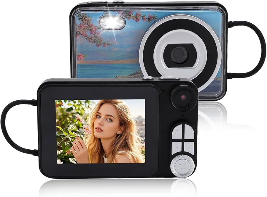 Vbestlife 4K Digital Camera 48MP Auto Focus Vlog…