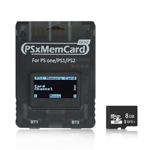 BITFUNX PSxMemCard Gen2 Memory Card - Supports…