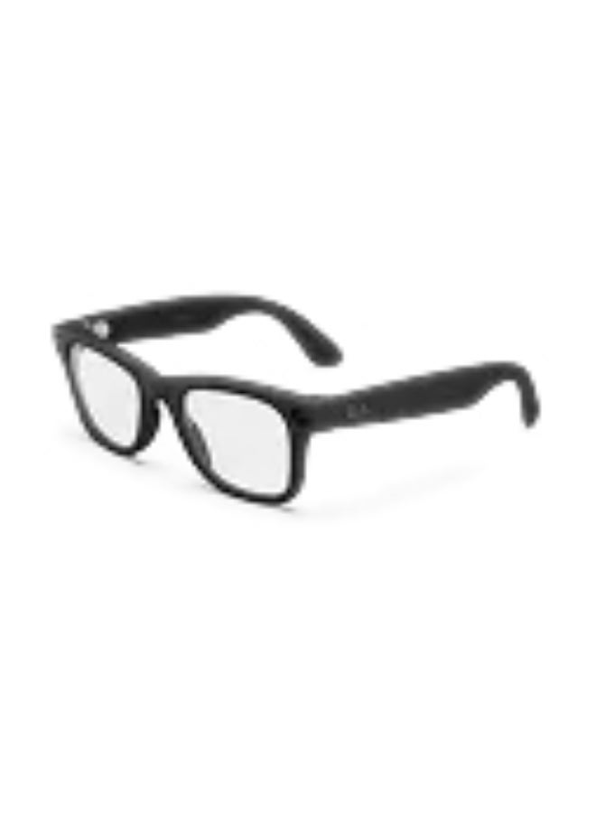 Compare RAYBAN Wayfarer Gen 2 Matte Black Frame Clear Lens Standard High bridge Matte Black Clear at KSA Price
