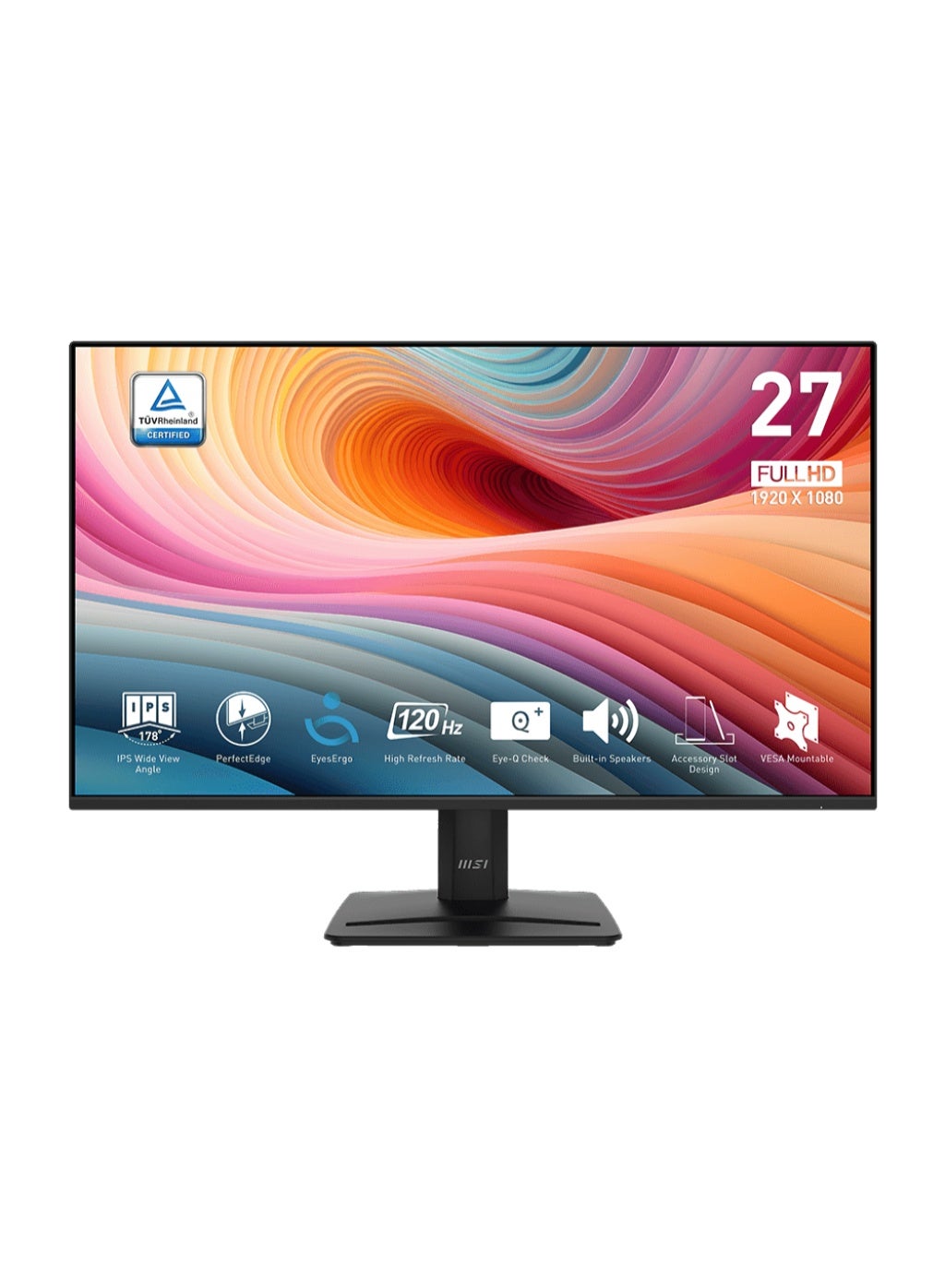 Compare PRO MP275 E2 27 FHD IPS Monitor, 120Hz Refresh Rate, 1ms MPRT, Adaptive Sync, HDMI 2.0DP 1.2aVGA, AntiGlare, FlickerFree, Builtin Speakers, VESA Mount, Tilt Adjustable, PerfectEdge Bezel, HDR Ready, Power Link, Matte Black  at KSA Price