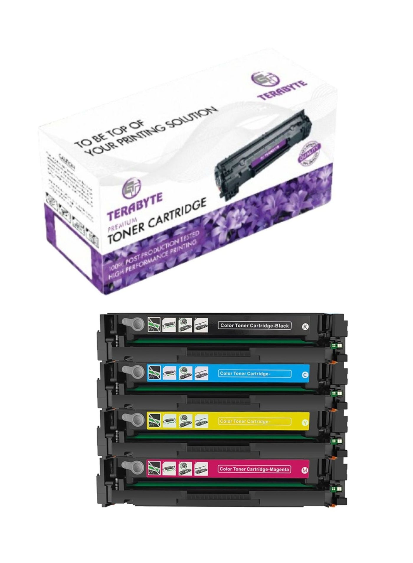 415A with Latest Chip 4-Color Toner Cartridge set…