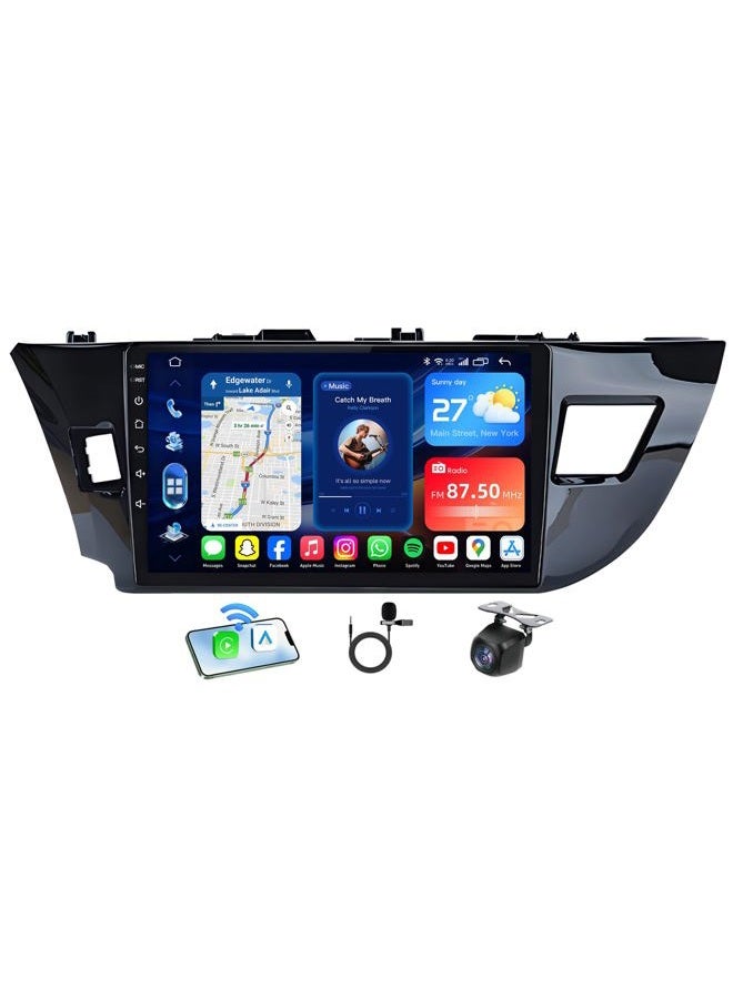 Compare 4Core + 64GB ROM Car Radio for Toyota Corolla 20142016: 5G WiFi Upgrade 10.2 1280x800 HD Touchscreen Replacement with Backup Camera Wireless Carplay Android Auto Mirror Link GPS Bluetooth FM at KSA Price