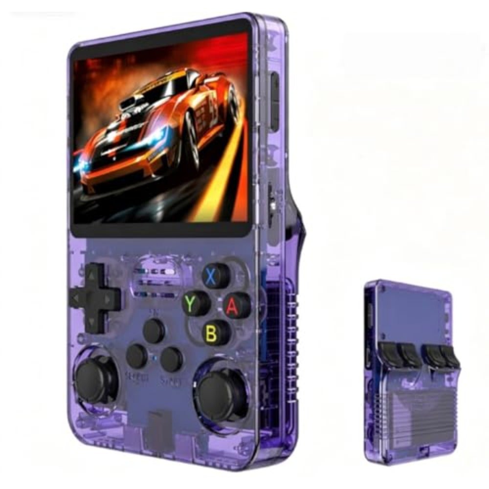 Purple Retro Handheld Game Console 3.5-Inch IPS…