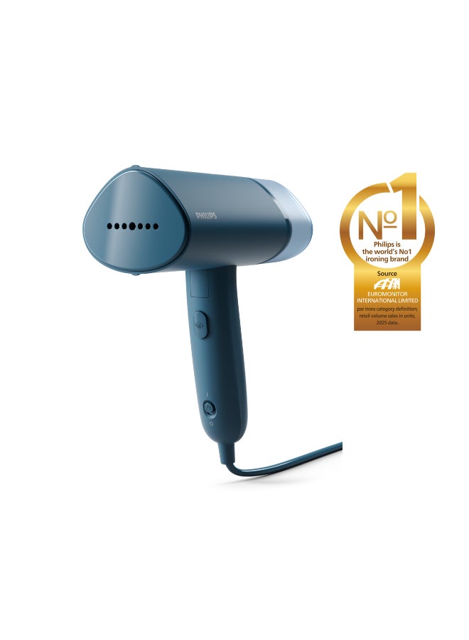 Compare Compact Handheld Steamer 3000 Series  20gmin Continuous Steam, 2M Cord Length, Compact & Foldable, 100 ml 1090 W STH300026 Blue at KSA Price