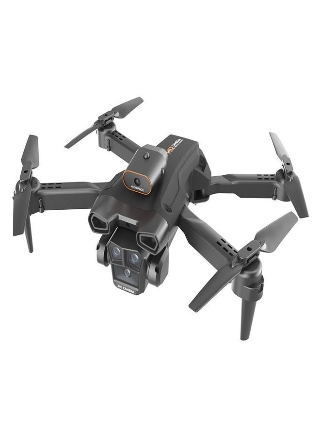 Compare H12 Mini Drone FourSided Obstacle Avoidance Quadcopter Toy Beginner with one click takeoff, one click landing, Folding Design, Black colour, 4K HD at KSA Price