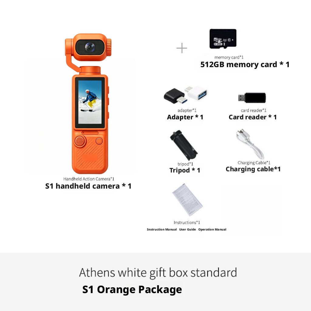 Pocket Handheld 2MP Sports Action Camera with Anti-Shake…