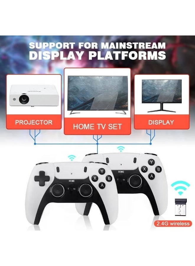 Compare M8 Pro Game Stick 4K HDMI – Retro Video Game Console | 2.4G Wireless Controllers | 20,000+ Games | Supports PS1, FC, GB, GBA & Arcade Classics at KSA Price