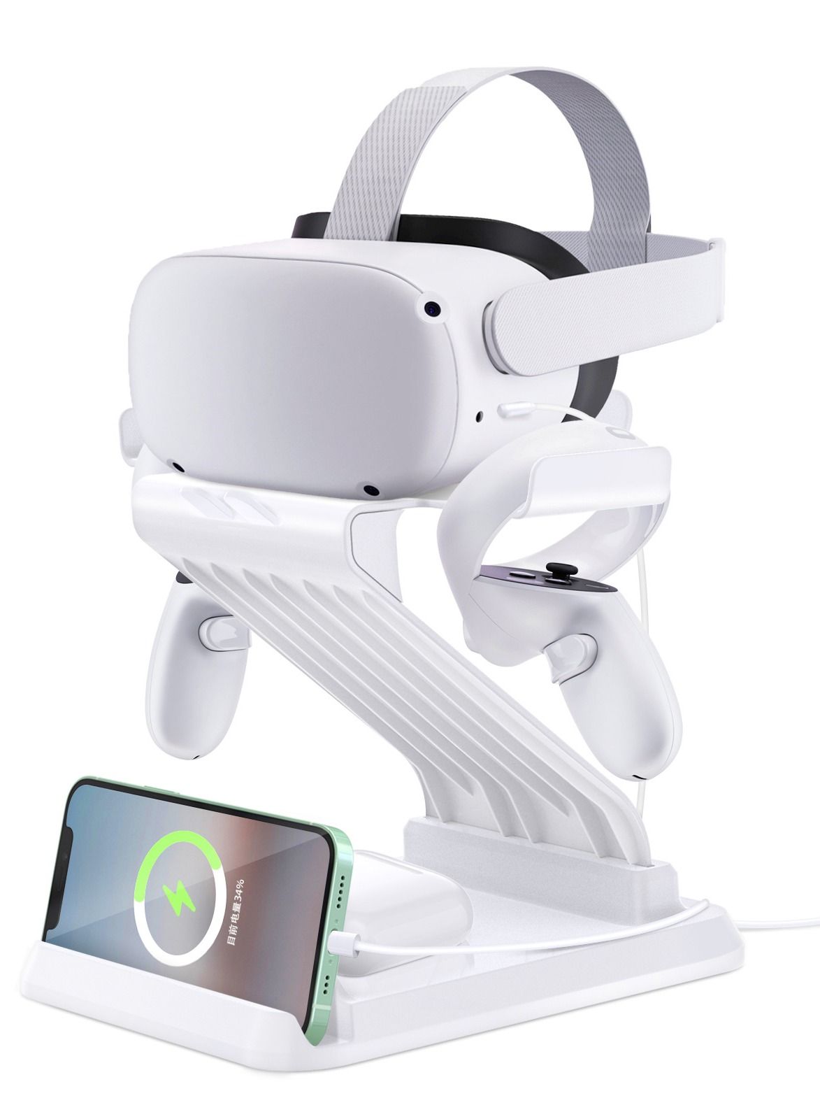 Charging Dock with Wireless Charging for Oculus…