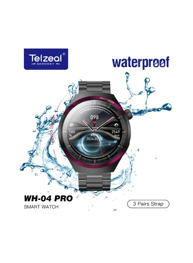 WH 04 Pro Max Screen Waterproof Smartwatch…