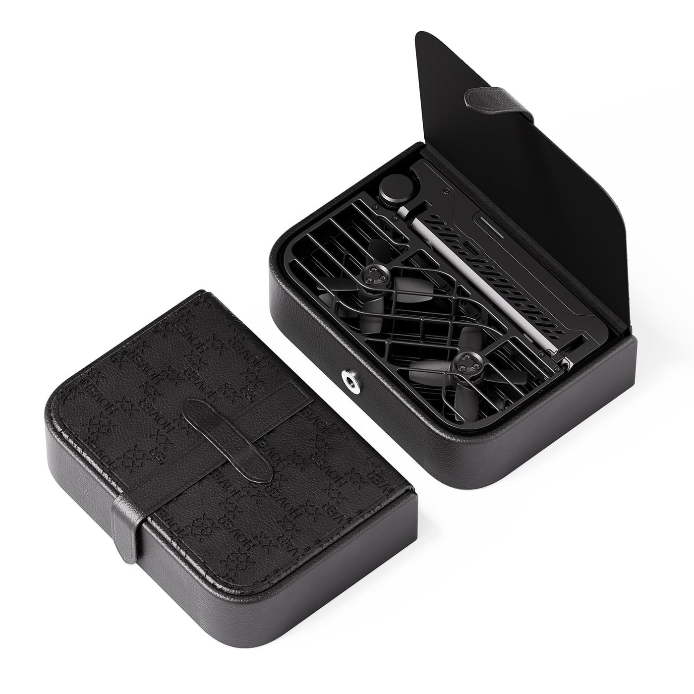 Compare HOVERAir Black Portable Case 105g Specifically Designed X1 Drone, 5.39Ã—3.82Ã—1.57 PocketSized, Made of Stylish PU Material, with Waterproof, Dustproof and Shockproof Features at KSA Price