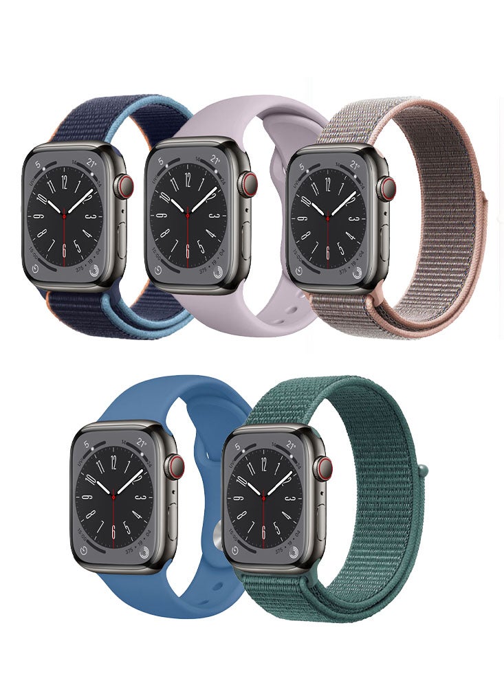 5pcs Watch Bands Replacement for Apple Watch Strap…