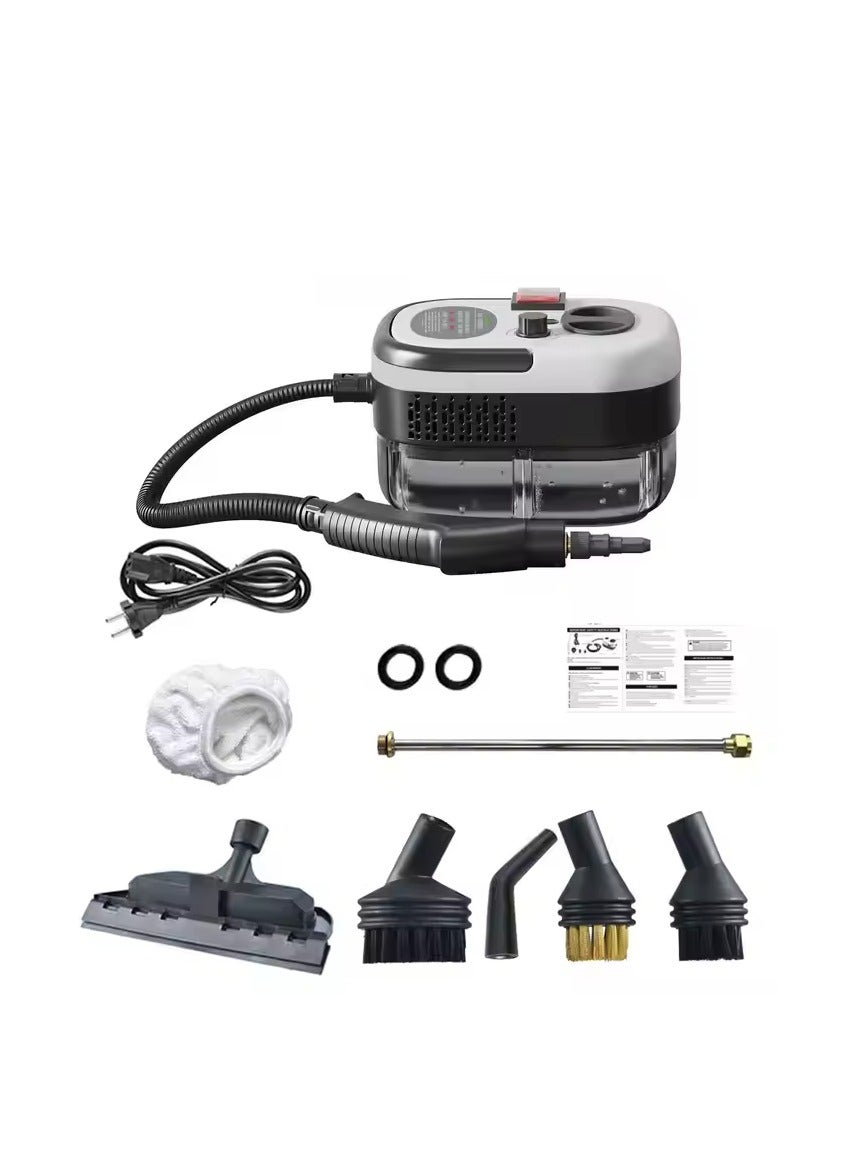 Compare 2500W High Pressure Handheld Steam Cleaner – 220V110V Stainless Steel Electric Steamer for Car Detailing, Kitchen Grease Removal, Air Conditioner Cleaning – 3 Bar, 1.4L Tank, Fast HeatUp 60s at KSA Price