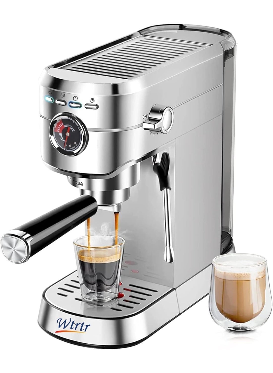 Compare Wtrtr Espresso Machine Coffee, Professional Espresso Maker,Espresso Manual Coffee Machines 1 year warranty at KSA Price