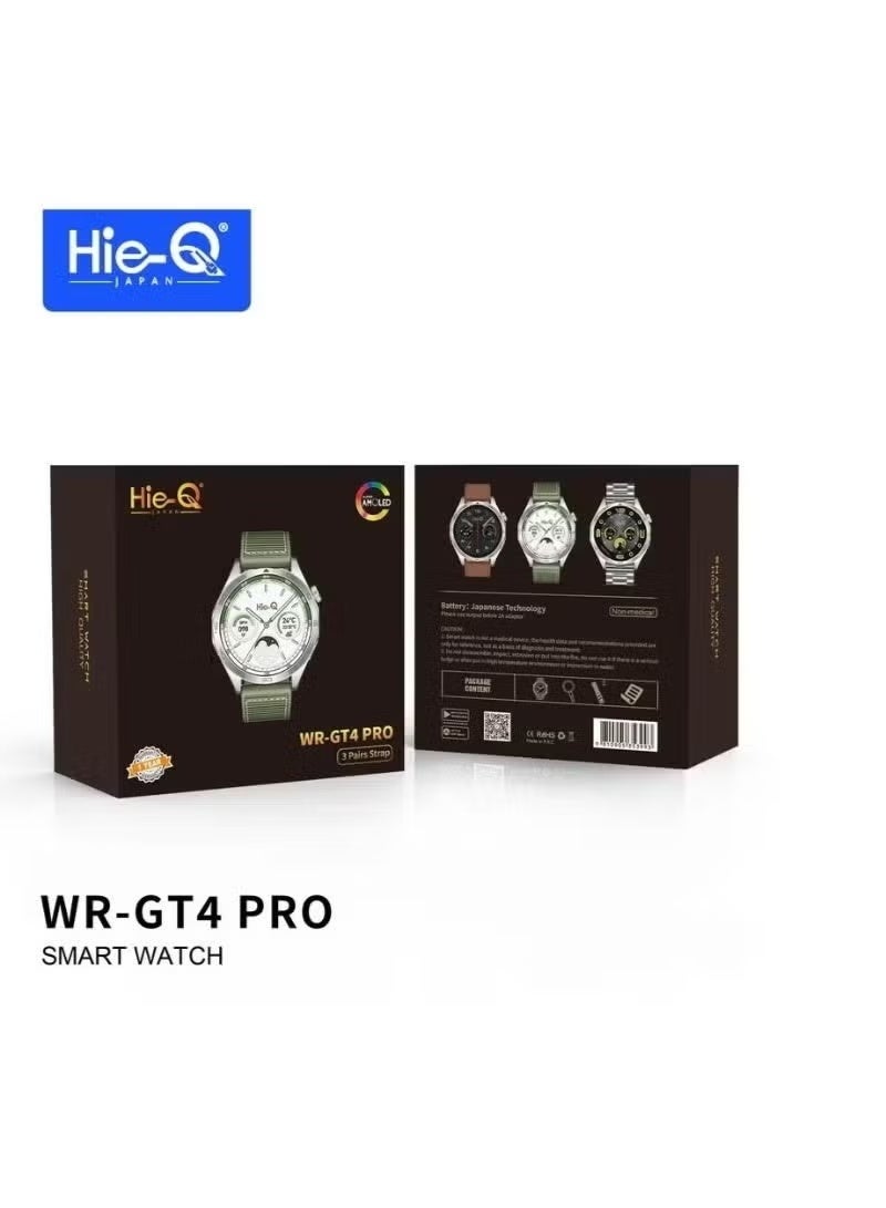 WR-GT4 Pro Smartwatch with HD Display, Bluetooth…