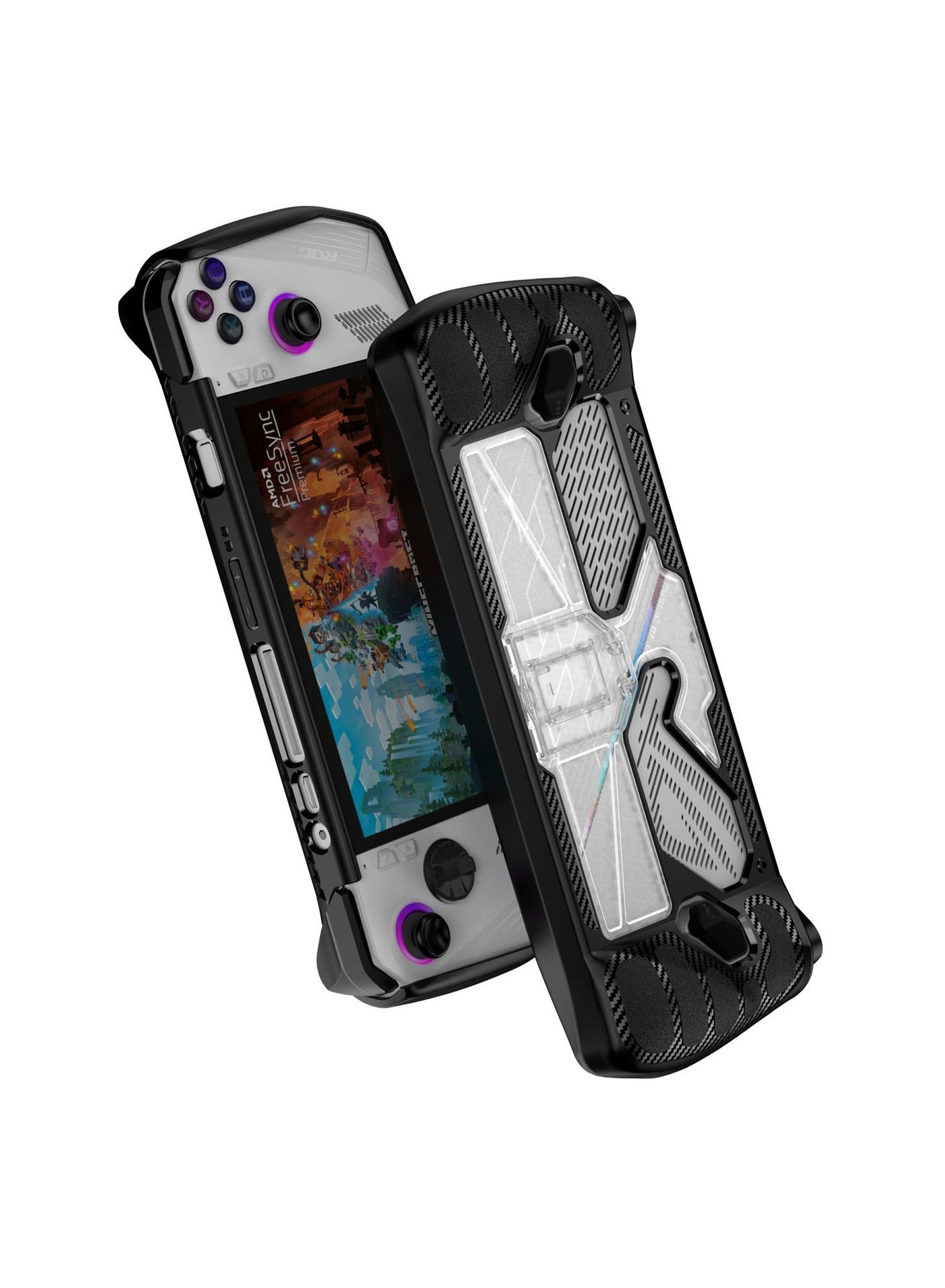 Compare ROG Ally 2023 Protective Case with Kickstand  ShockAbsorption Grip Cover for ASUS ROG Ally  AntiScratch Design Accessories at KSA Price