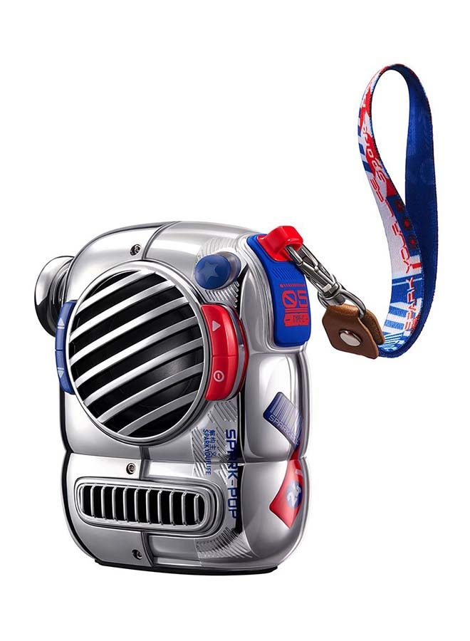 Divoom Spark-Pop Bluetooth Portable Speaker - Blue