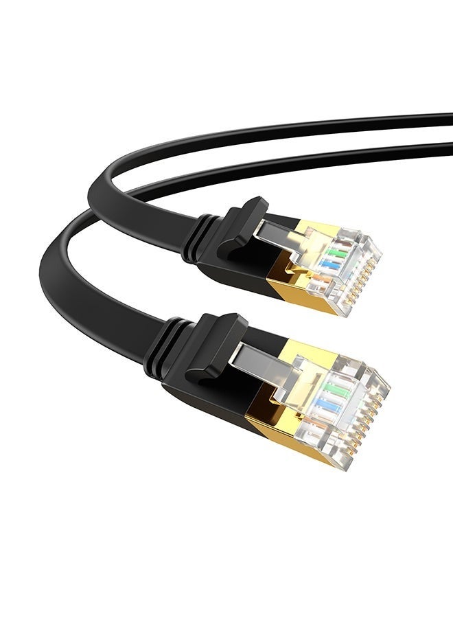 Compare 30M Cat7 Ethernet Cable High Speed Flat GB RJ45 LAN 10GBPS 600Mhz Shielded Internet Network Patch Cord Compatible for Gaming PS5PS4PS3 XBOX PC Laptop Modem Router at KSA Price