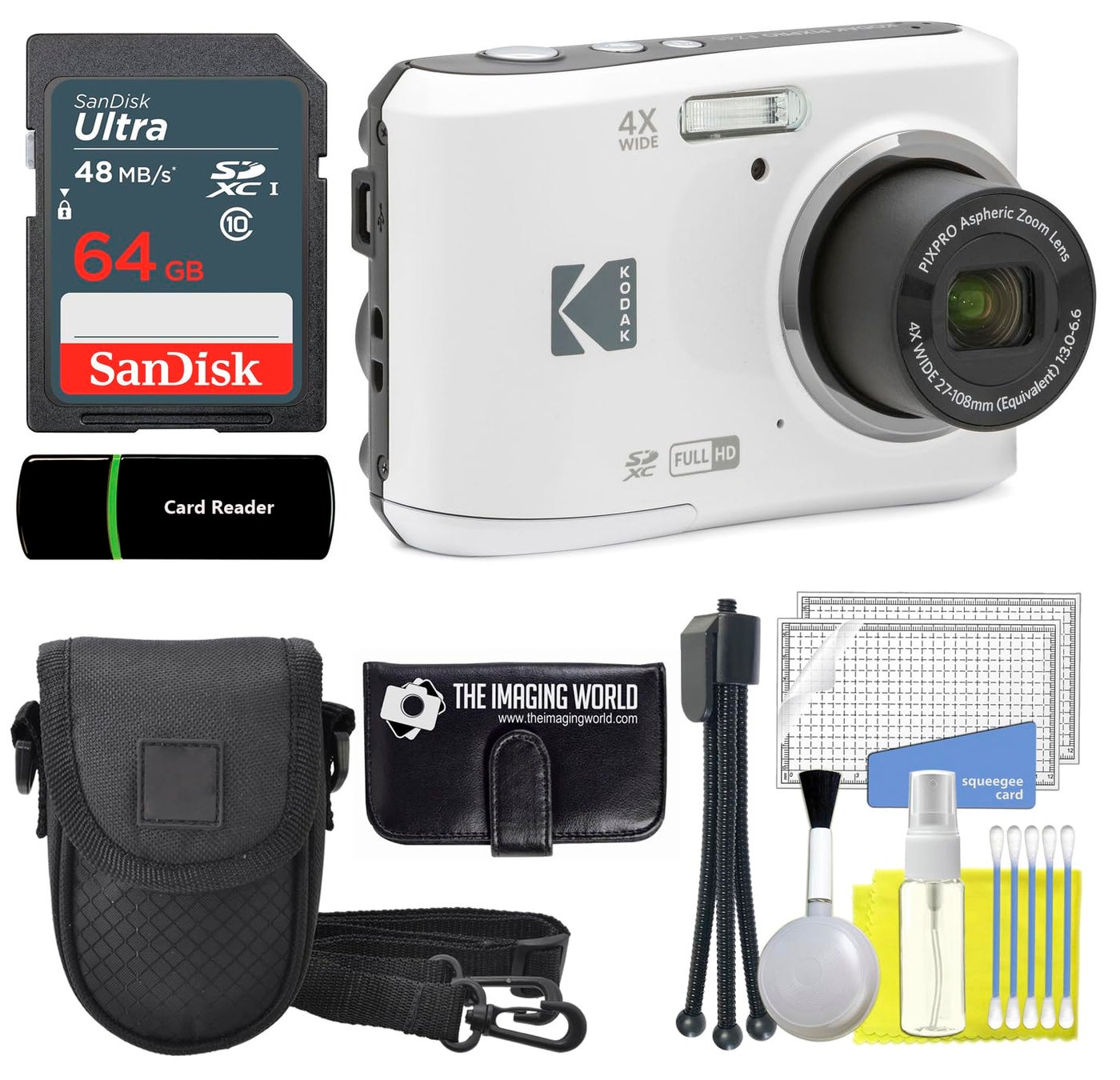 Kodak PIXPRO FZ45 16MP Digital Camera 4X Optical…