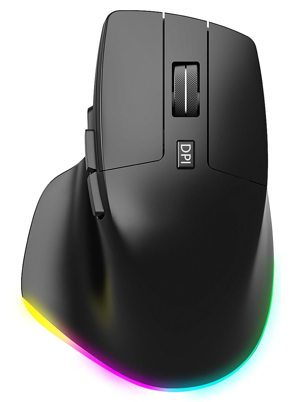 Ergonomic Wireless Mouse, Tri-Mode Bluetooth &…