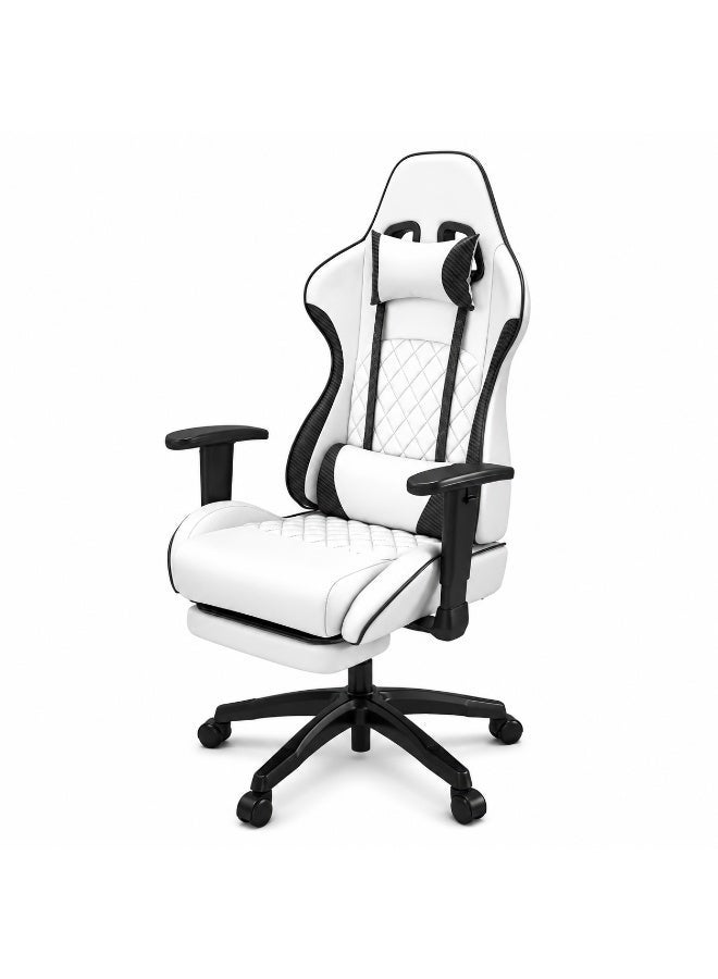 Gaming Chair Office Chair With Footrest Racing Ergonomic…