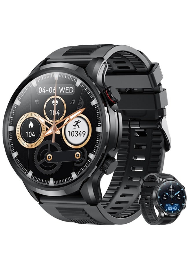 Compare Smart Watch 1.95 inch Smartwatch Fitness Running Watch Bluetooth Pedometer Call Reminder Fitness Tracker Compatible with Android iOS Women Men Long Standby HandsFree Calls at KSA Price