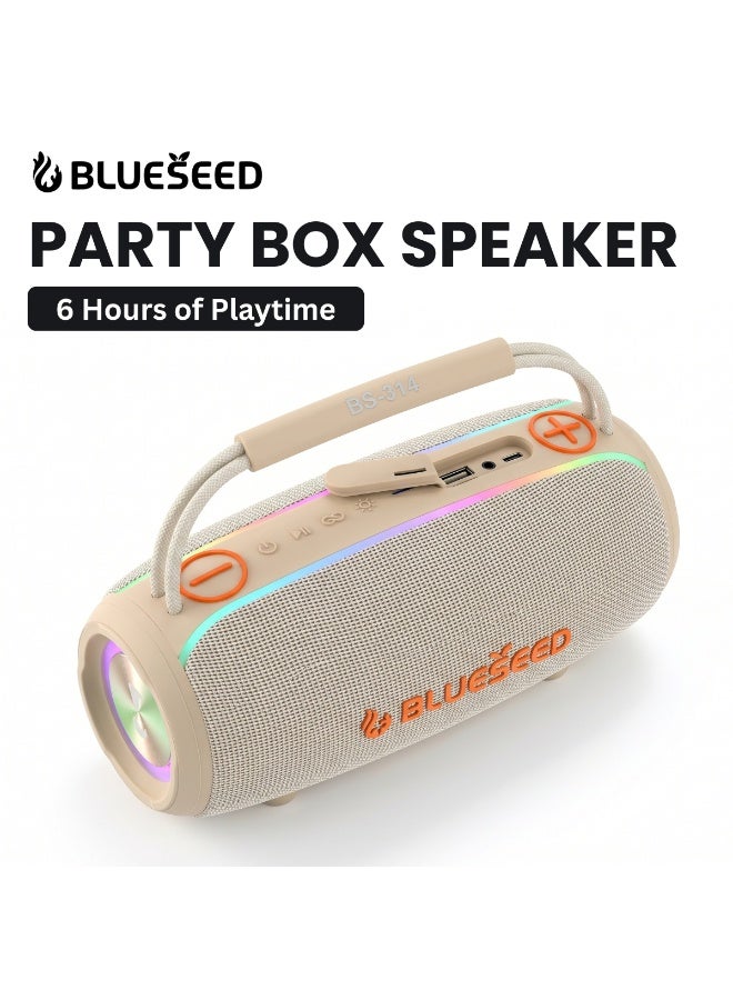 BLUESEED BS-311 Bluetooth Speaker, IPX6 Waterproof…