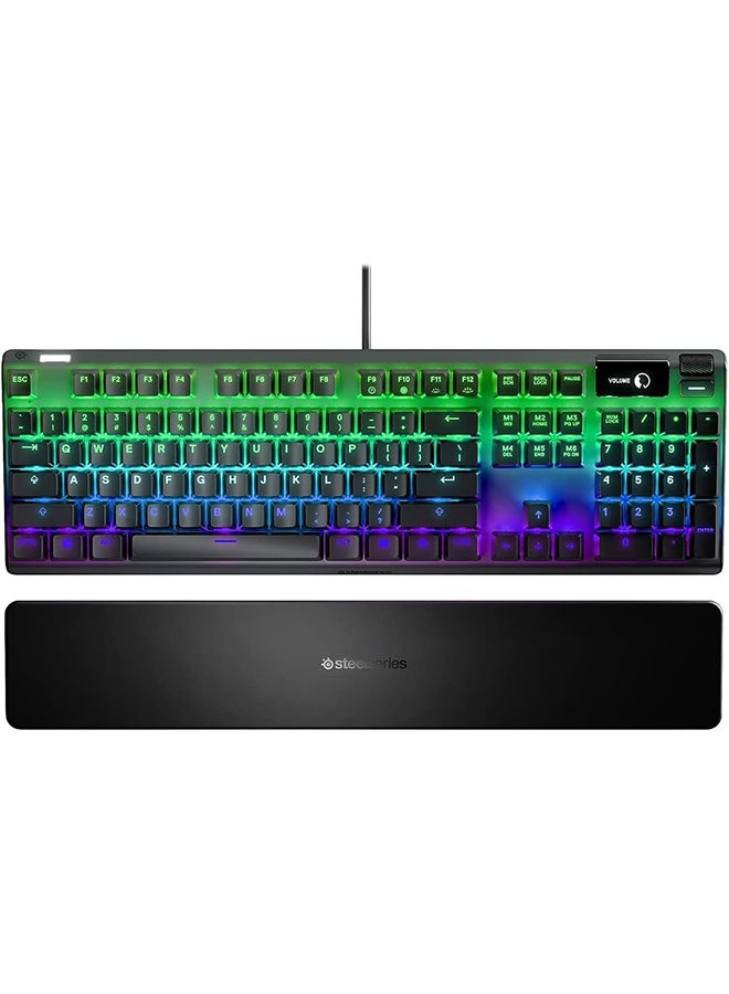 Compare Apex Pro Mechanical Gaming Keyboard, Adjustable Actuation Switches, World’s Fastest Mechanical Keyboard, OLED Smart Display, RGB Backlit | 64626 at KSA Price