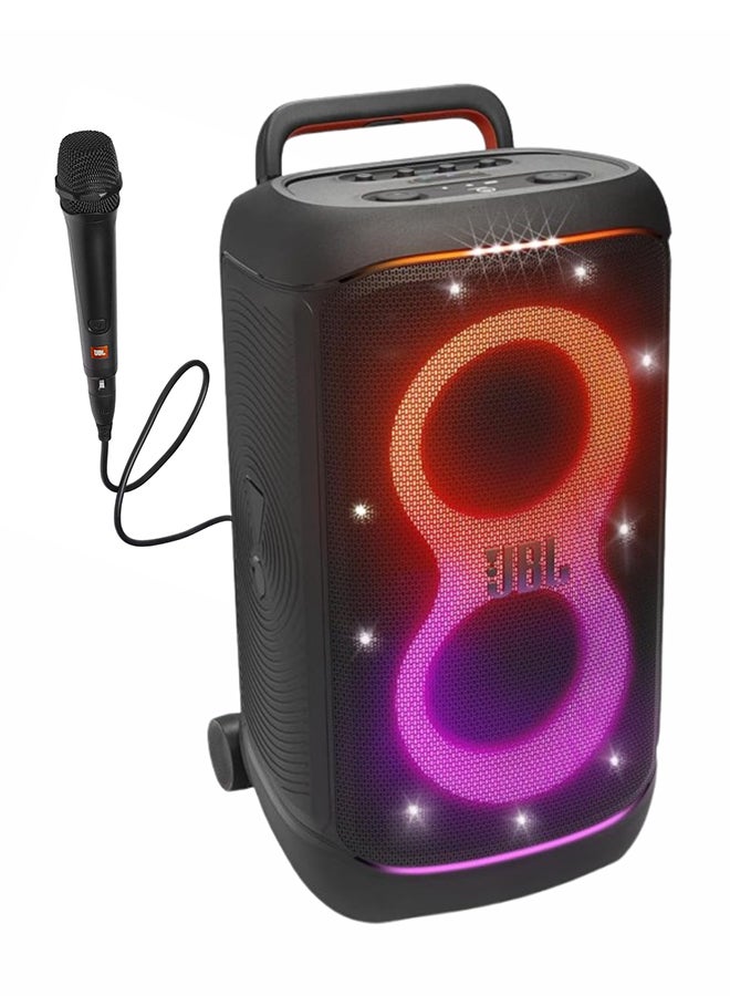 Compare PartyBox 520 with PBM100 Wired Mic – HighPower Party Speaker Combo for Karaoke Singing, Clear Sound, and Bass Boost – Ideal for Vocal Performances, Birthdays, and DJ Nights JBLPARTYBOX520EU+JBLPBM100BLK Black at KSA Price