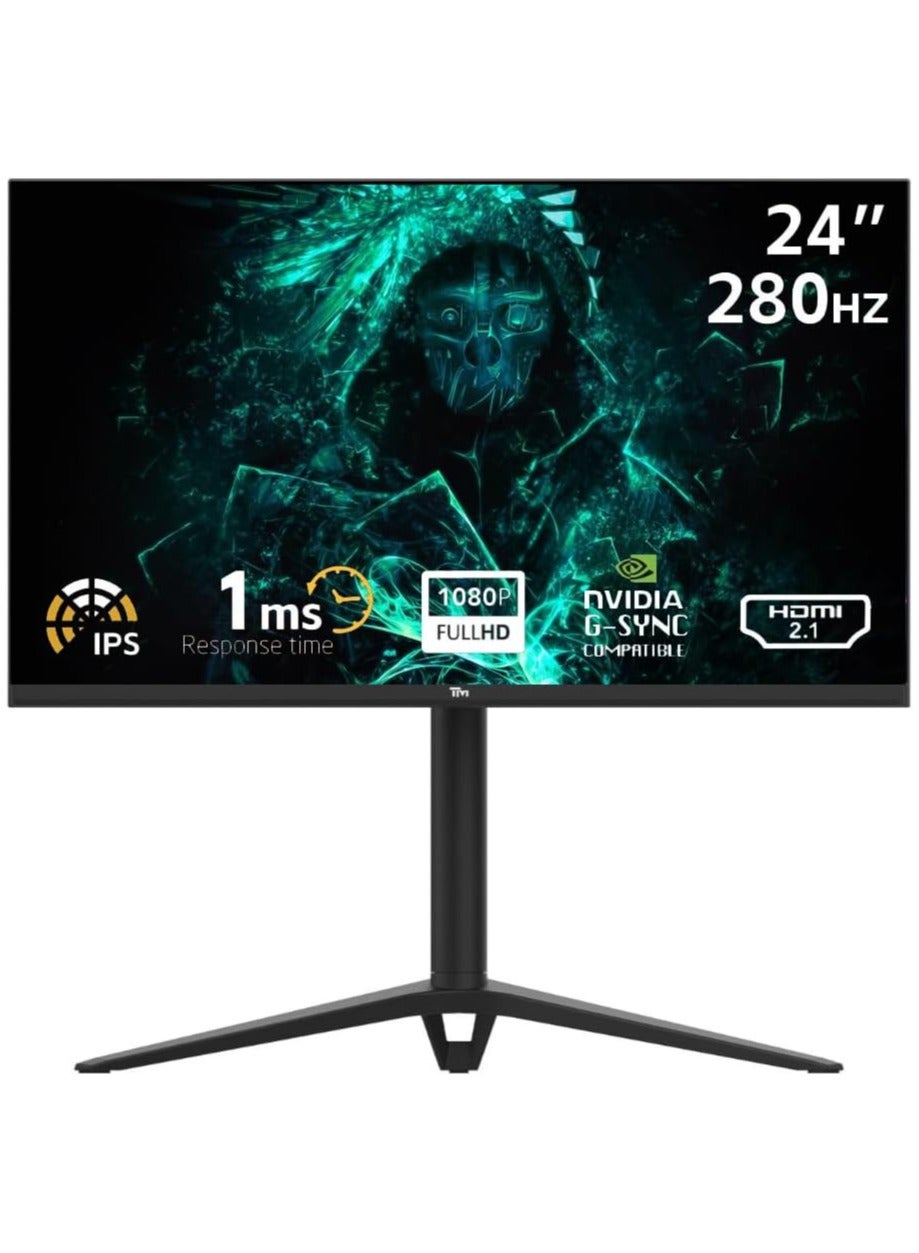 24-Inch Full HD 280Hz IPS Gaming Monitor, 1ms, HDR…