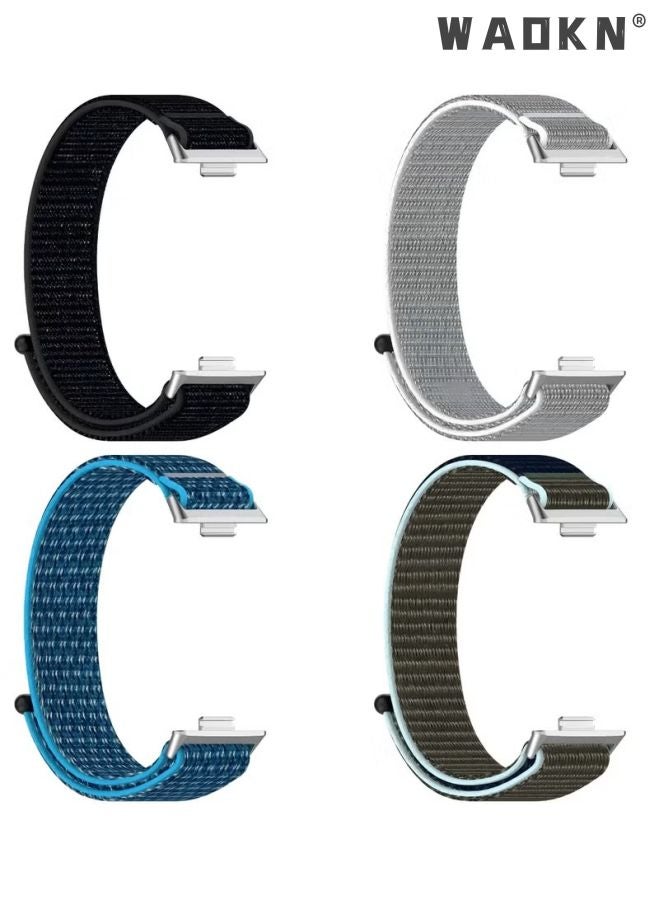 4 pcs Nylon Woven Strap, Suitable For Huawei Fit 3/Fit…