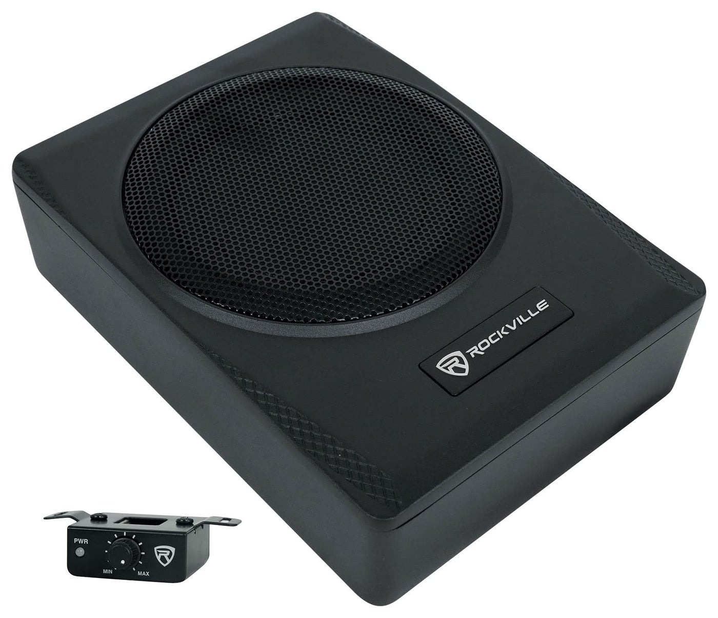Compare Rockville SS65P 400W 6.5 Slim UnderSeat Active Car Subwoofer, BuiltIn Amplifier, Adjustable Bass, HighLevel Inputs, for Cars and Trucks at KSA Price