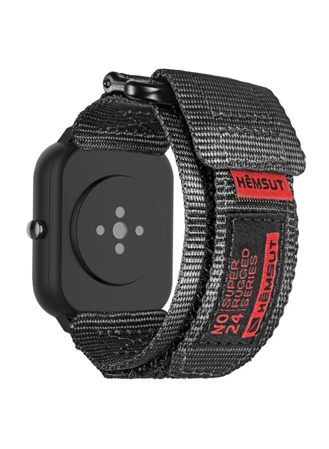 Compare Watch Bands Compatible with Amazfit, Rugged Nylon Sports Strap With Woven Loop Design for Amazfit GTS 44 Mini32 2e2 mini, Bip 3 Pro  3U ProBipLiteSS lite at KSA Price