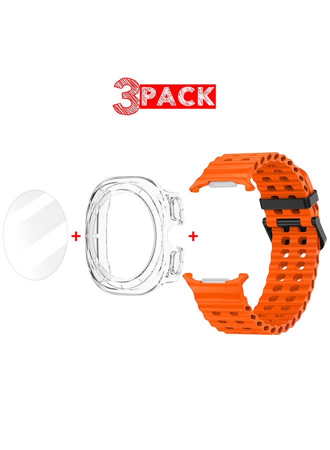 (for Samsung Galaxy Watch 7 Ultra) 3 Packs Silicone…