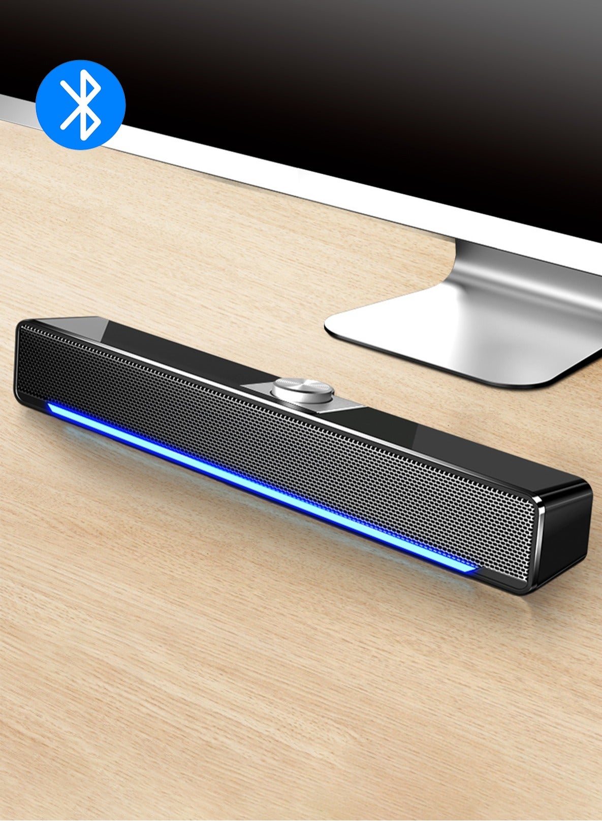LED TV Sound Bar AUX Wired Wireless Bluetooth…