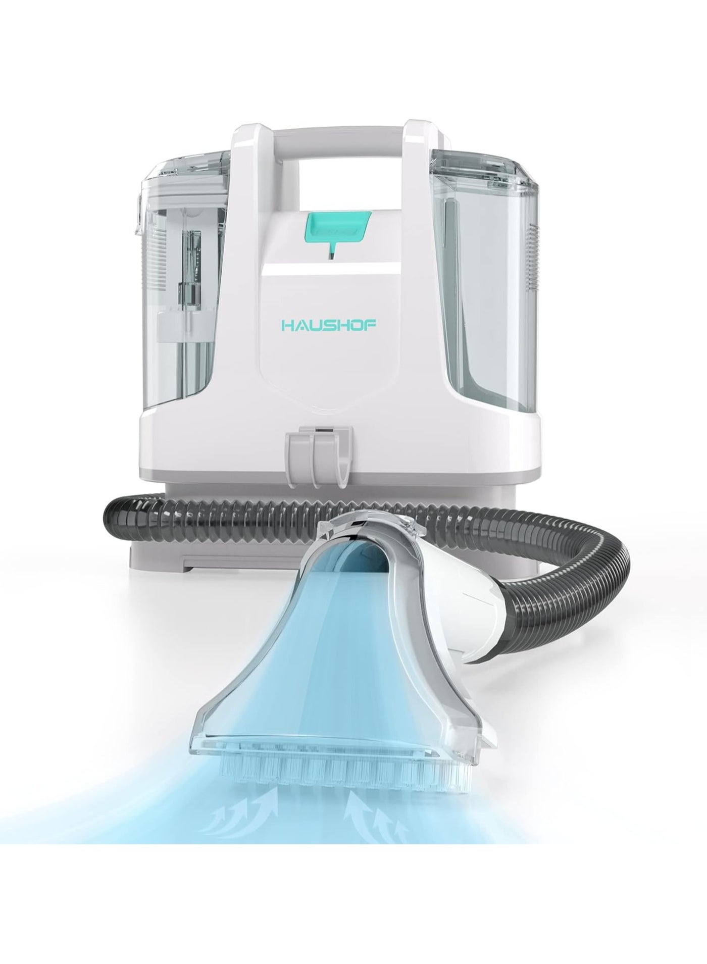 Compare HAUSHOF Portable Carpet Spot and Upholstery Cleaner, Lightweight Handheld Deep Cleaner Machine for Pet Stains, Sofa, Rug, Mattress, Car Seat and Curtain, White & Light Grey at KSA Price