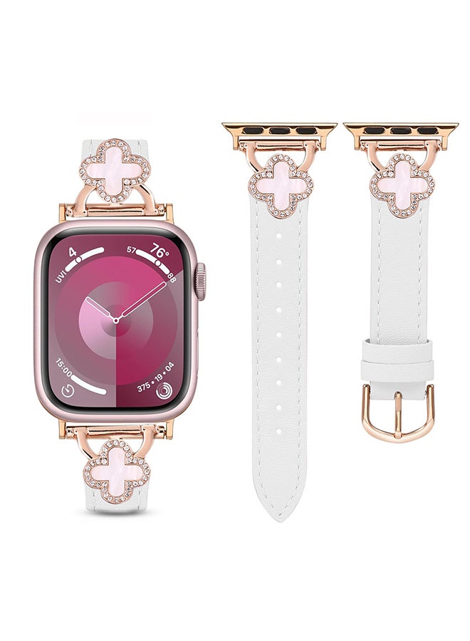 Leather Band For Apple Watch Series 10 9…