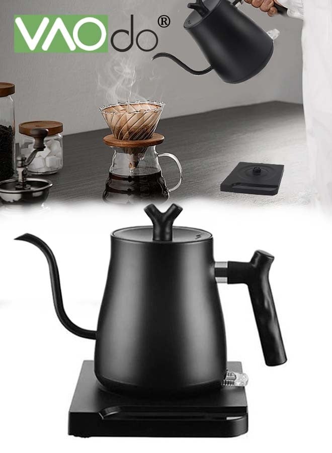 Electric Kettle 1000W Stainless Steel Liner Gooseneck…