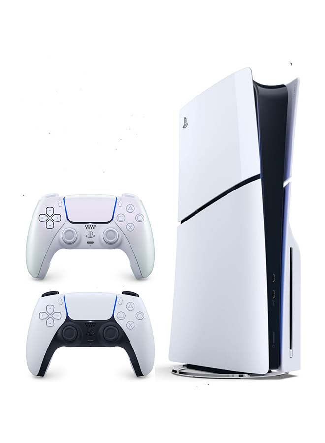 Compare PlayStation 5 Slim Disc Console KSA Version With Extra Dualsense Wireless Controller  Chroma Pearl at KSA Price