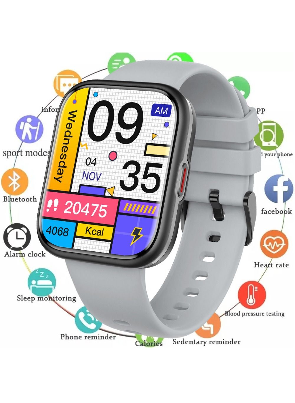 Compare Sports Mens Smartwatch Fitness Tracker Waterproof Smart Watch for Men Women, Heart Rate Monitor, Bluetooth Calls at KSA Price