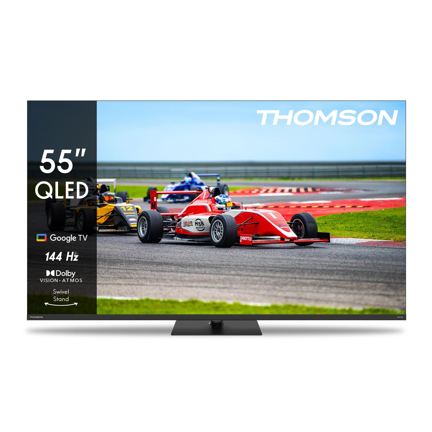 Compare 75Inch QLED 4K UHD Smart TV, 144Hz, Dolby Vision and Atmos, Google TV, Central Stand at KSA Price