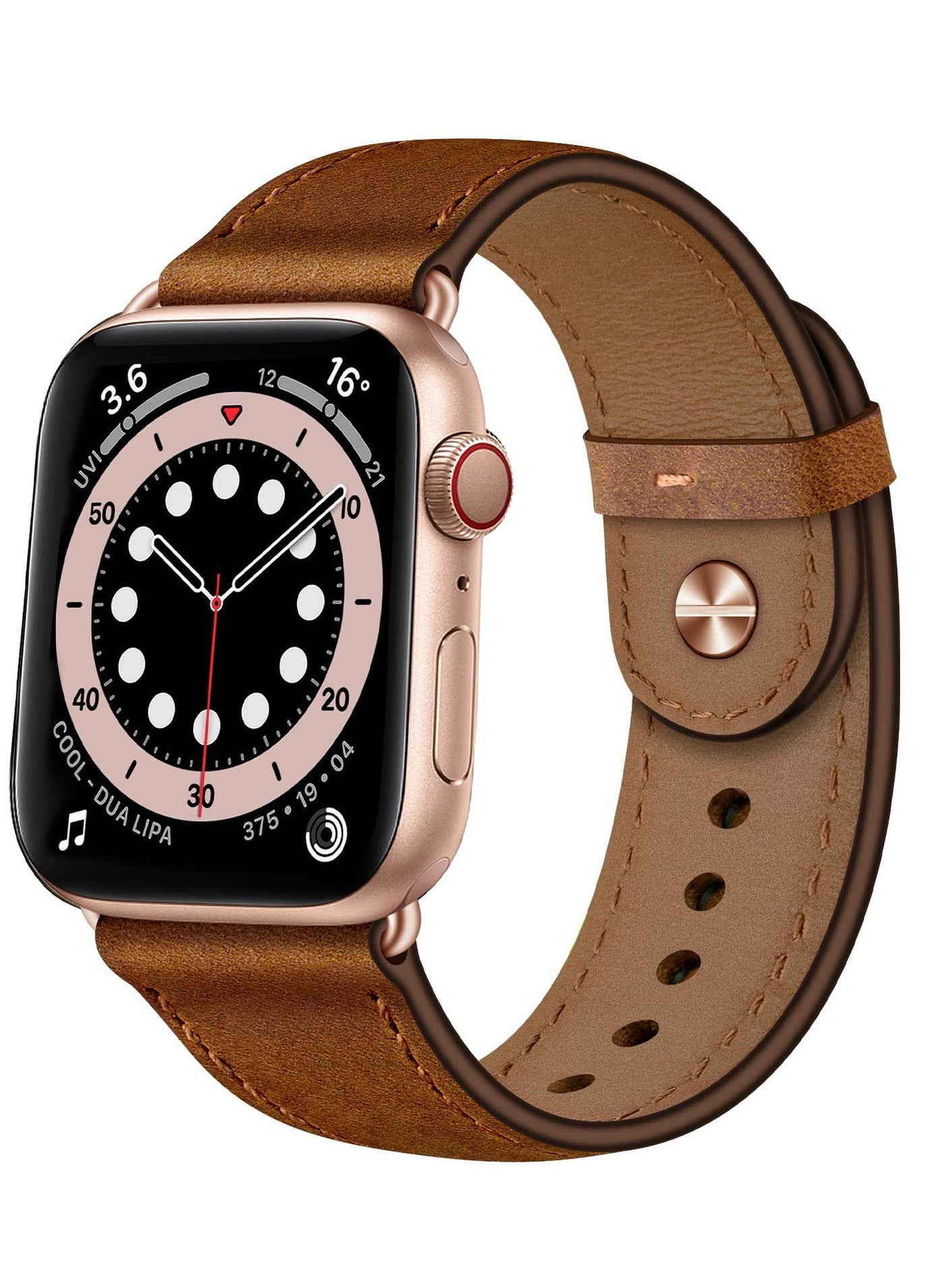 Stylish Genuine Leather Apple Watch Band for Women,…